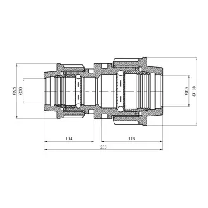 Муфта редукционная ПЭ SantehPlast 50х63 мм №2