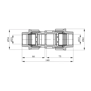 Муфта редукционная ПЭ SantehPlast 25х32 мм №2