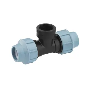 Тройник ПЭ SantehPlast 40х1 1/2"х40 РО №1