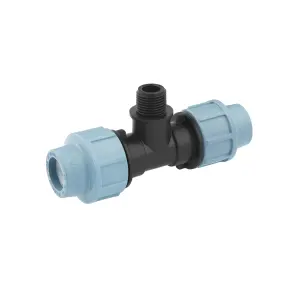 Трійник ПЕ SantehPlast 20х1/2"х20 РЗ №1
