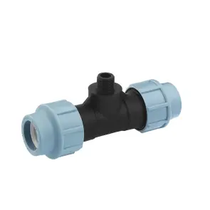 Тройник ПЭ SantehPlast 32х1/2"х32 РЗ №1