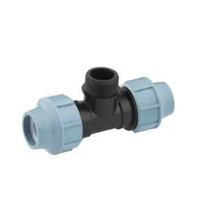 Трійник ПЕ SantehPlast 40х1 1/2"х40 РЗ №1