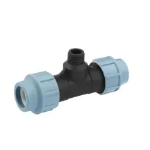 Тройник ПЭ SantehPlast 32х3/4"х32 РЗ