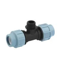 Тройник ПЭ SantehPlast 32х1"х32 РЗ