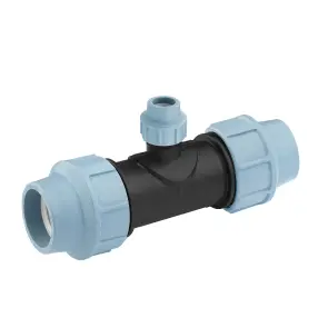 Редукционный тройник ПЭ SantehPlast 63х25х63 мм №1