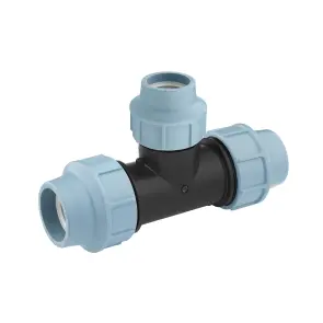 Редукционный тройник ПЭ SantehPlast 63х50х63 мм №1