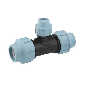 Редукционный тройник ПЭ SantehPlast 50х32х50 мм №1