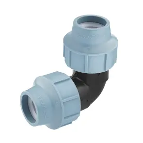 Колено ПЭ SantehPlast 40х40 мм №1