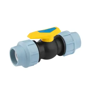 Кран ПЕ SantehPlast 63 мм №1
