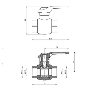 Кран шаровый PPR GrandiTherm 25 мм №2