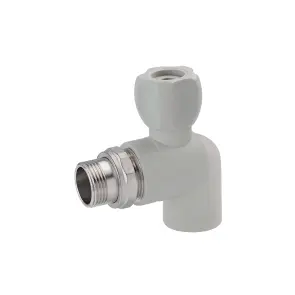 Кран радиаторный угловой PPR GrandiTherm 20х1/2" №1
