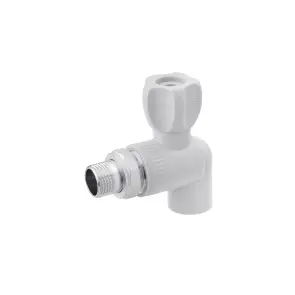 Кран радиаторный угловой PPR Rozma 20х1/2" №1