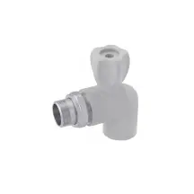 Кран радиаторный угловой PPR Rozma 25х3/4"