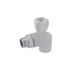 Кран радиаторный угловой PPR Rozma 25х3/4" №1