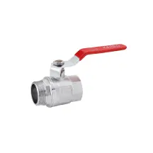 Кран шаровой Karro "Standart+" 1 1/4" ВЗ PN40 ручка никелированная