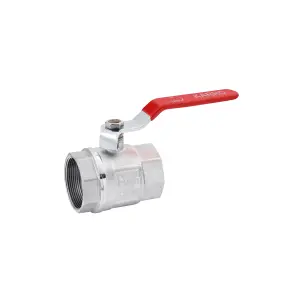 Кран шаровой Karro "Standart+" 2" ВВ PN40 ручка, никелированный №1