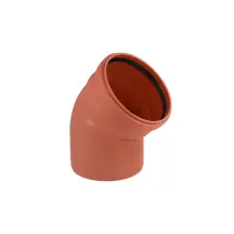 Колено для наружной канализации Rozma 200х45°