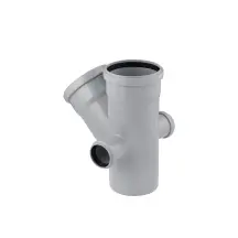 Крестовина двухплоскостная для внутренней канализации Rozma 110х110/45°+2x50/90° купить в Украине
