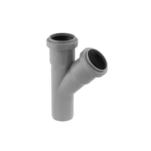 Тройник для внутренней канализации Rozma 40х40/45° №1