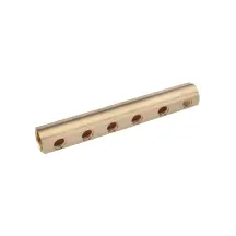 Колектор балка Karro на 6 виходів 1"x1/2" РВ латунний KR-2001