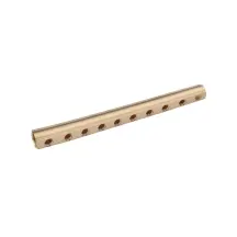 Коллектор балка Karro на 10 выходов 1"x1/2" РО латунный KR-2001