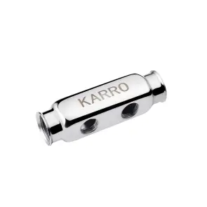 Коллектор Karro на 2 выхода 1"х1/2" РО нержавеющая сталь KR-1003 №1