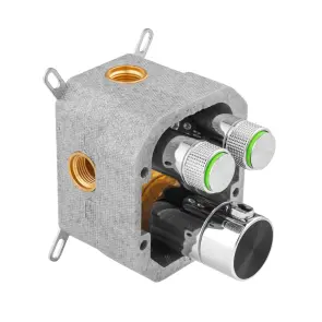 Душевая система скрытого монтажа термостатическая Kroner Element Thermo 211461-0101 №6