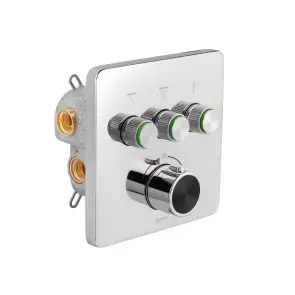 Душова система прихованого монтажу термостатична Kroner Element Thermo 211462-0101 №7