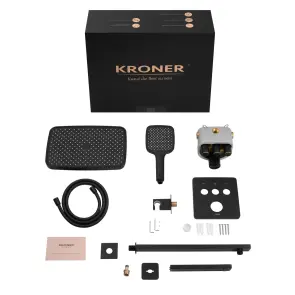 Душова система прихованого монтажу термостатична Kroner Element Thermo 211462-3801 №17