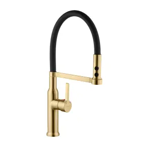 Змішувач для кухні Kroner KRP Ersel - GBG03112BLK №1