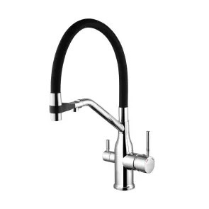 Смеситель для кухни Kroner KRP Kuche - C03816BLK №4