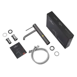 Смеситель для раковины Kroner KRP Edelstahl Berg-GRP010-3 №9