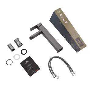 Смеситель для раковины Kroner KRP Edelstahl Kubus - PVD010-3 №9