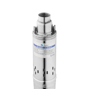 Насос глубинный шнековый Agua 3S QGD 1.8-75-0.37 Hmax 75 м Qmax 30 л/мин P 370 Вт со встроенным конденсатором №4