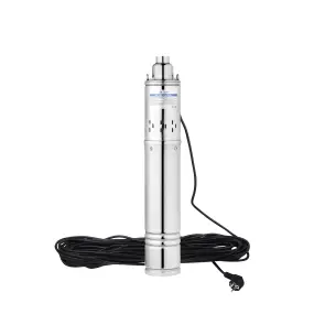 Насос глибинний шнековий Agua 4S QGD2,4-90-0,50 Hmax 90 м Qmax 40 л/хв P 500 Вт з вбудованим конденсатором №3