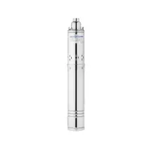 Насос глибинний шнековий Agua 4S QGD2,4-130-0,75 Hmax 130 м Qmax 40 л/хв P 750 Вт з вбудованим конденсатором