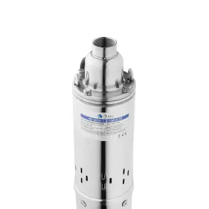 Насос глибинний шнековий Agua 4S QGD2,4-130-0,75 Hmax 130 м Qmax 40 л/хв P 750 Вт з вбудованим конденсатором №4