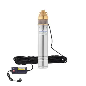 Насос глибинний відцентровий Agua 4SKM 150 Hmax 100 м Qmax 45 л/хв P 1100 Вт з пультом №3