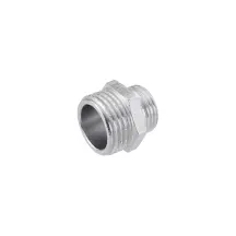 Ніпель перехідний Karro 1/2"х3/8" ЗЗ нікельований KR-3114