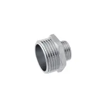 Ниппель переходящий Karro 1"х1/2" ЗЗ никелированный KR-3114