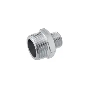 Ниппель переходящий Karro 2"х1 1/2" ЗЗ никелированный KR-3114 №1