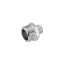 Ніпель перехідний Karro 1/2"х1/4" ЗЗ нікельований KR-3114