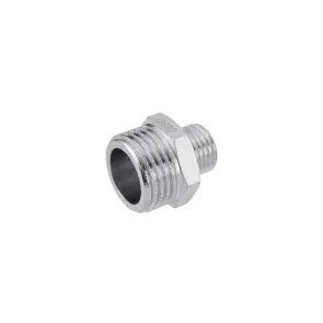Ніпель перехідний Karro 1/2"х1/4" ЗЗ нікельований KR-3114 №1