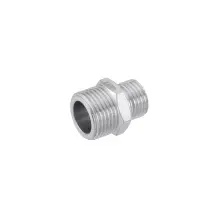 Ниппель переходящий Karro 3/8"х1/4" ЗЗ никелированный KR-3114