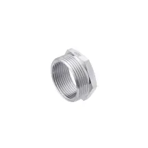 Футорка Karro 1 1/2"х1 1/4" ЗВ нікельована KR-3115