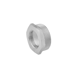 Футорка Karro 1 1/2"х1" ЗВ нікельована KR-3115 №1