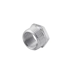 Футорка Karro 1"х1/2" ЗВ нікельована KR-3115 №1
