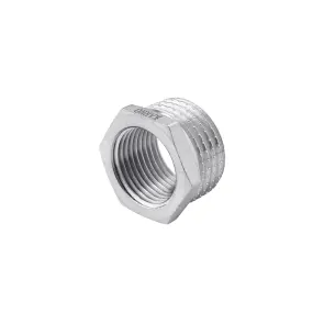 Футорка Karro 1"х1/2" ЗВ нікельована KR-3115 №3