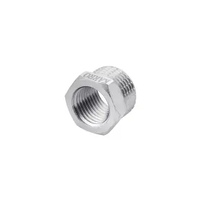 Футорка Karro 3/8"х1/4" ЗВ нікельована KR-3115 №3