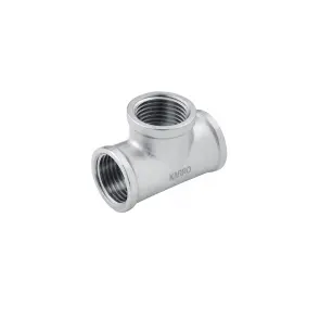 Трійник Karro 1/2" ВВВ нікельований KR-3213 №1